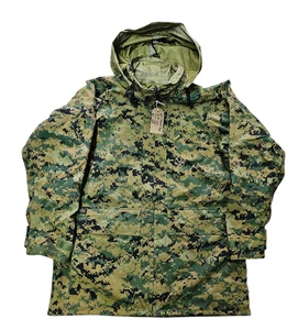 Genuine USMC Marines Digital Gore-Tex APECS Marpat Woodland Parka Small Reg #5 - Picture 1 of 15