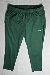 Pantalones Nike Para Hombre Medianos Verde Dri Fit CN9523-341 Cintura Elástica 2 Bolsillos Cordón - Imagen 1 de 8