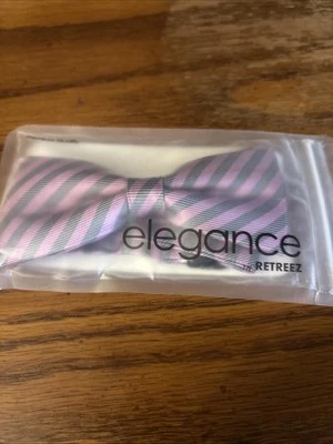 Pajarita Retreez Junior rosa y gris a rayas 4-7 años Foto 1 de 2