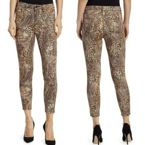 L'AGENCE Margot Leopardenmuster High Rise Skinny Jeans 26 Neu mit Etikett - Bild 1 von 8