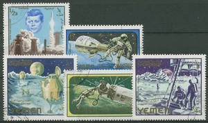 Jemen (Königreich) 1965 Erforschung des Weltraumes 191/95 A gestempelt - Bild 1 von 1