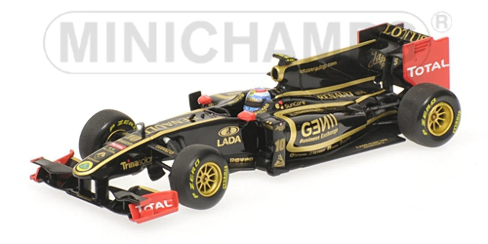 Minichamps 410110080 LOTUS RENAULT V. PETROV SHOWCAR 2011 scala 1/43 - Immagine 1 di 3
