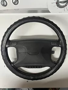 1991-1993 Dodge Stealth Steering Wheel With Ribbed Cover - Picture 1 of 11