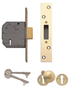 YALE 5 palancas DEADLOCK, 64 mm (2,5"") compatible con todas las marcas de bloqueo. - Imagen 1 de 5