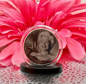 RARE FIND! Marilyn Monroe B & W Portrait JFK Kennedy Half $ US Coin Licensed* - Picture 1 of 18
