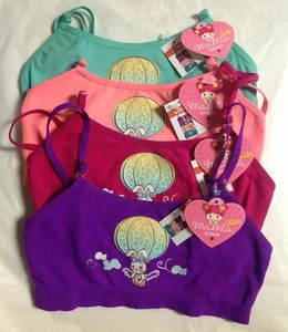 (4) GIRL'S SEAMLESS TOP WITH PRINT SIZE S STYLE GTS024 - Picture 1 of 3