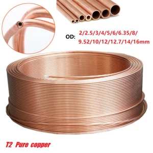 2mm/4mm/5mm/6mm/8mm/16mm copper pipe/tube/plumbing/microbore/water/gas/diy/new - Picture 1 of 7