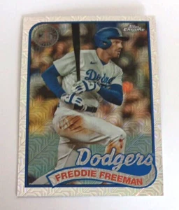 2024 Topps 1989 paquetes de béisbol cromado plateado cromados #T89C-45, Freddie Freeman - Imagen 1 de 2