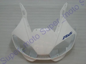 Front Fairing Head Nose Cowl Panel Fit For YAMAHA YZF R6 2000 1998-2002 White R - Bild 1 von 1