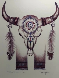 ""Black Capnet War Society Shield"" por Roger Flythe Estampado" - Imagen 1 de 8