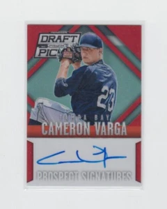 2014 Panini Prizm Cameron Varga Auto Red Prizm #ed 012/100 - Picture 1 of 2