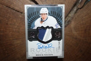 Tarjeta de parche de novato 2013-14 Upper Deck The Cup Brock Nelson The Cup 134/249 - Imagen 1 de 2