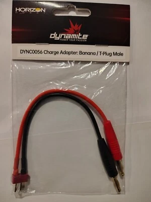 Dynamite DYNC0056 Charger Adapter: Banana to Deans Male - Image 1 of 3