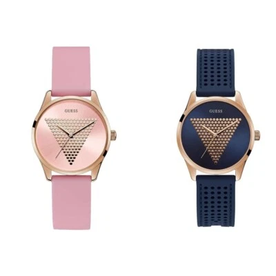 Guess Collezione Mini Imprint Orologi con cassa in acciaio e cinturino in gomma - Immagine 1 di 2