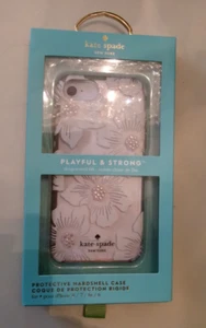 KATE SPADE PROTECTIVE HARDSHELL CASE FOR iPHONE 8/7 KSIPH-055-HHCCS IN BOX, USED - Photo 1 sur 6
