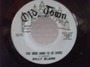 Billy Bland,Old Town 1082,"You Were Born To Be Loved",US,7"45,1960 blues,stamped - Picture 1 of 2