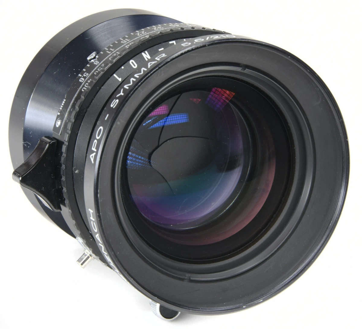 シュナイダー　APO-SYMMAR MC 210mm F5.6 Schneider APO-Symmar 210mm f/5.6 MC Lens. Copal #1. Covers 5x7