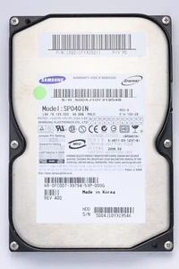 Samsung SpinPoint 40GB IDE Desktop Hard Drive P/N SP0401N - Picture 1 of 2
