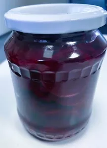 Rote Beete süß/sauer eingelegt 5,28€/ Glas €13,20/kg/Abtropfgewicht - Bild 1 von 1