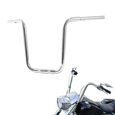 Manillar colgante Ape 16" de elevación 1-1/4" apto para Harley Road King FLHR 2014-posterior Foto 1 de 4