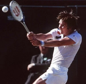 Jimmy Connors Tennis Polo Shirt Original Remake -  (Fila, Borg, Sergio Tacchini) - Picture 1 of 6