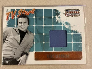 BURT REYNOLDS WORN RELIC SWATCH CARD Americana TV STARS GUNSMOKE SMOKEY & BANDIT - Picture 1 of 2