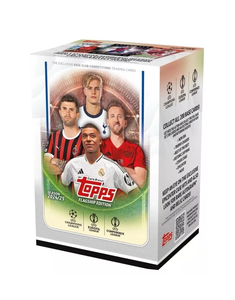 Topps UCC Flagship UEFA Club Competitions Blaster Box 2024-25 Football Soccer - Image 1 of 1