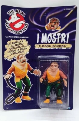THE REAL GHOSTBUSTERS MOSTRI MONSTERS QUASIMODO KENNER MOC CASE FRESH UNPUNCHED - Immagine 1 di 4