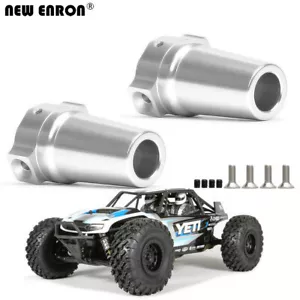 Adattatore asse dritto alluminio AX80071 argento per RC AXIAL 1/10 YETI Wraith RR10 - Foto 1 di 9