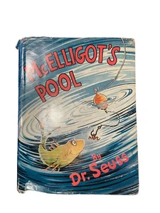 LARGE Dr Seuss 1st EDITION 1947 McELLIGOT'S POOL Banned Book - Picture 1 of 7