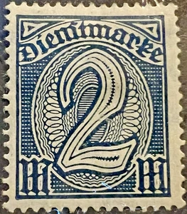 1920 DIENFTMARKE Francobollo Ufficiale TEDESCO ALTA SLESIA MNH 5F - Foto 1 di 3