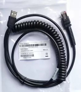 9,8 Fuß 3 M aufgerolltes USB-Kabel für Zebra LI3608 LI3678 DS3608 DS3678 Scanner - Bild 1 von 5