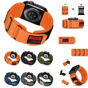 For Apple Watch Ultra 2 Series 10 9 8 7 6 5 4 3 SE Rugged Nylon Strap Band NEW - Picture 1 of 18