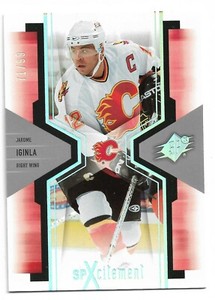 2006-07 SPX SPXcitement Spectrum /99 #X15 Jarome Iginla (Calgary Flames)