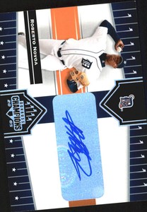 2005 (TIGERS) Donruss Champions Impressions Autograph #389 Roberto Novoa /500 