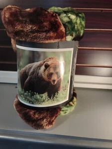 Superweight Plush Throw - Brown Bear - Picture 1 of 3