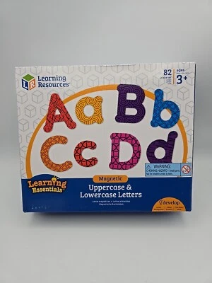 LEARNING RESOURCES MAGNETIC UPPERCASE & LOWERCASE LETTERS - Image 1 of 4