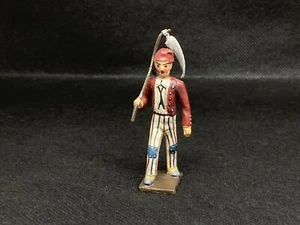 Male With Scythe Figure By C.B.G France (Yellow 685) Striped Trousers - Foto 1 di 7