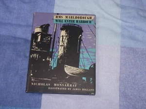 HMS MARLBOROUGH WILL ENTER HARBOUR - NICHOLAS MONSARRAT 1952 H/BACK. FREE P&P - Picture 1 of 2
