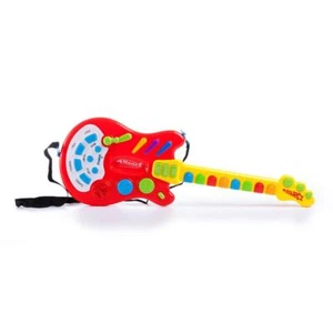 Toy Electric Guitar with over 20 Interactive Buttons, Levers  Sound & Lights - Picture 1 of 5