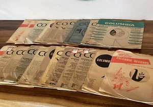 Vintage Posten 22 Papier Schallplattenhüllen 78 U/min Columbia 10" Schallplatten - Bild 1 von 11