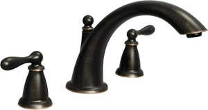 Moen Roman Tub Faucet 2 Handle Caldwell 86440BRB Oil Rubbed Bronze new open box - Picture 1 of 1