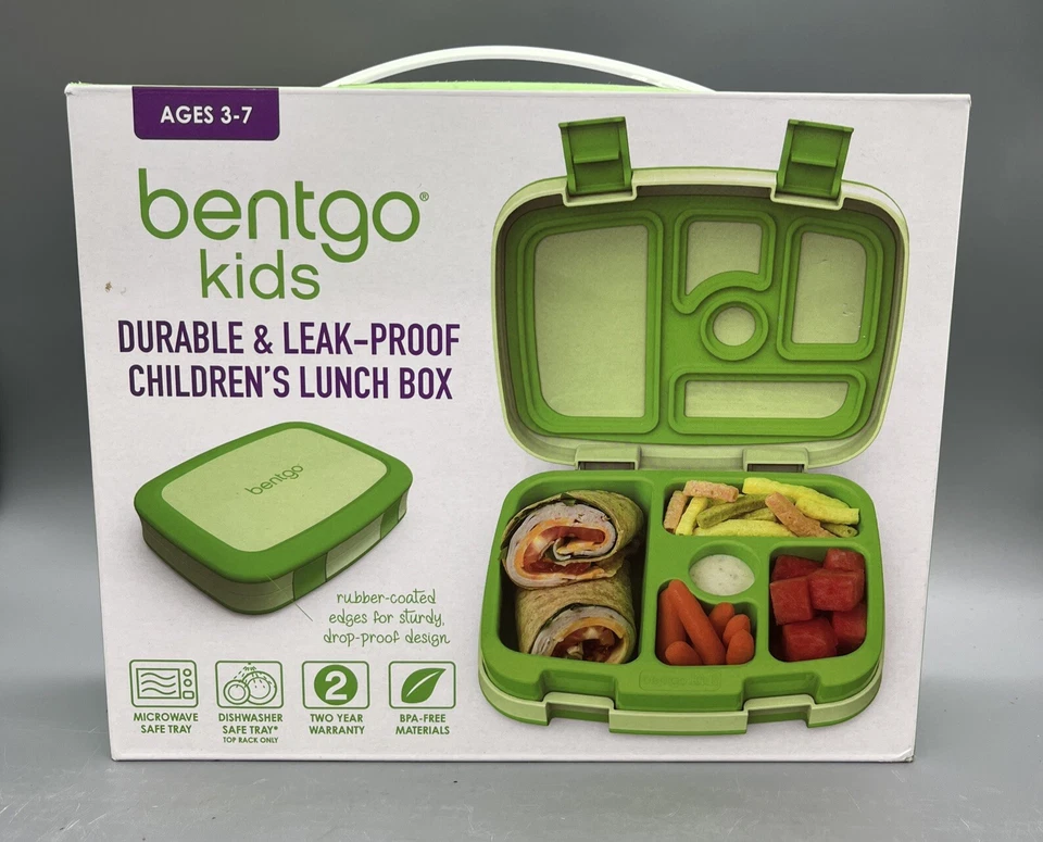 Bentgo Kids Children's Bento Lunch Box (BGOKIDS-G) - Green