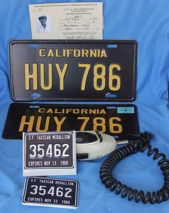 Juego de accesorios de película Age of Adaline 1967 para taxista Dee Jay Jackson - Imagen 1 de 5