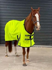 Turner Equestrian HI-VIS 600D tappeto leggero impermeabile affluenza cavalli riempimento 100 g - Foto 1 di 4