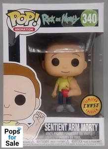 340 Sentient Arm Morty (pulgares arriba) Chase Rick and Mo Caja Dañada Funko POP - Imagen 1 de 4