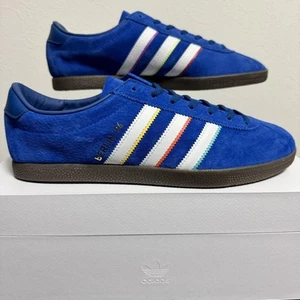 Adidas Originals Berlin 24 Made in Germany Blue Ftwwht Drkmarin IG2108 Us8.5 - Picture 1 of 5