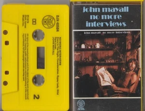 John Mayall 'No More Interviews' Cassette Album (1979) - Picture 1 of 2