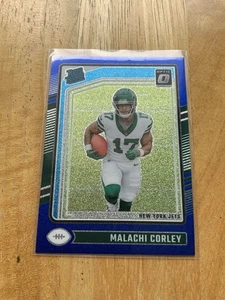 MALACHI CORLEY 2024 DONRUSS OPTIC #270 BLUE GLITTER RATED ROOKIE (RC) - Picture 1 of 2