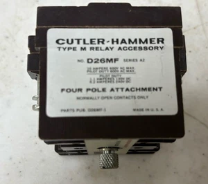 Neu Schneidhammer D26MF Serie A2 Typ M Relais 4-poliger Aufsatz 10A 600V - Bild 1 von 5